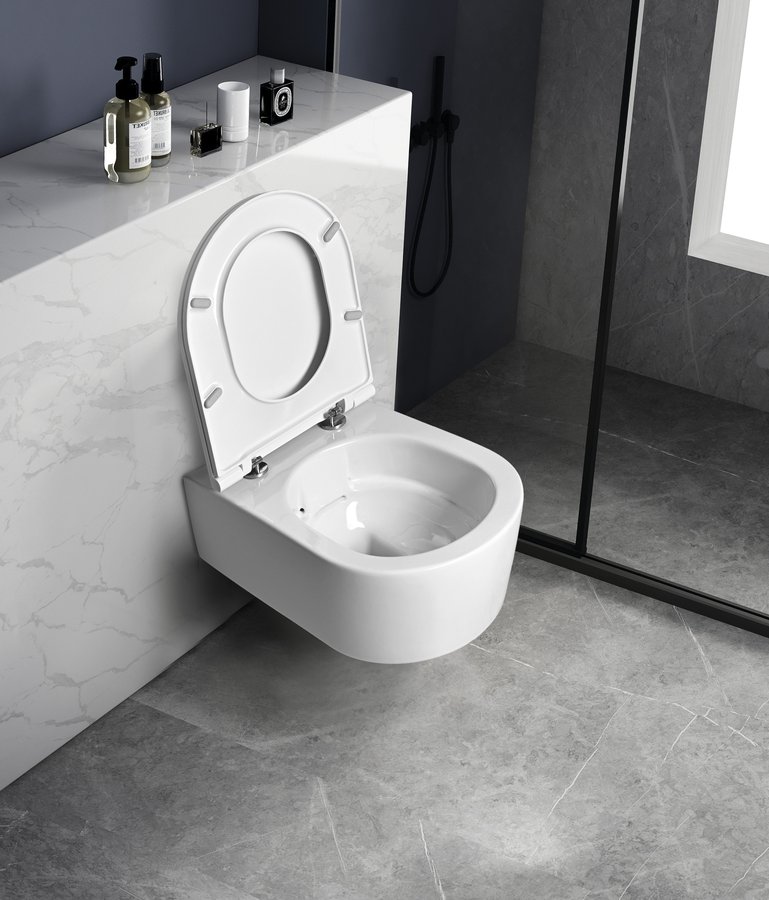 SISTEMA A závěsná WC mísa Rimless bílá